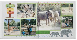Photo Books: Animal Adventures Photo Book, 8X8, Professional Flush Mount Albums, Flush Mount Pages