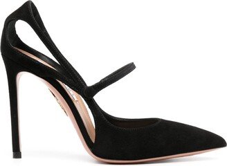 Bovary 105mm suede pumps