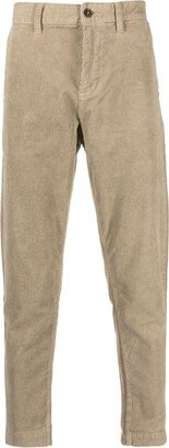 Corduroy Tapered-Leg Trousers-AE