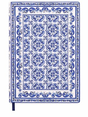 Mediterranean print notebook