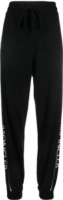 Logo-Tape Knitted Trackpants