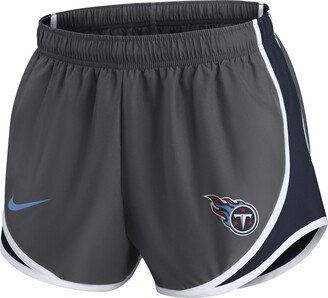 Women's Dri-FIT Logo Tempo (NFL Tennessee Titans) Shorts in Grey