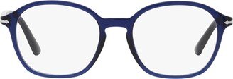 Po3296v Blue Glasses