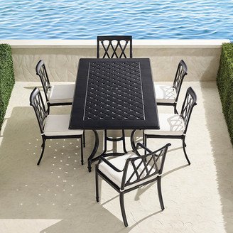 Grayson 7-pc. Rectangular Dining Set in Black Finish