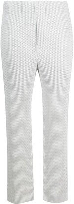 Knitted Slim-Fit Trousers