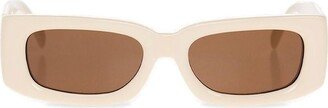 Rectangle Framed Sunglasses-AA