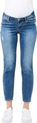 Maternity Dylan Distressed Jean Blue