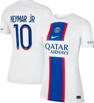 Women's Neymar Jr. White Paris Saint-Germain 2022/23 Third Breathe Stadium Replica Player Jersey