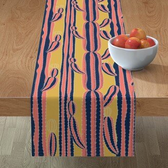 Table Runners: Saguaro Prickle - Multi Table Runner, 108X16, Multicolor