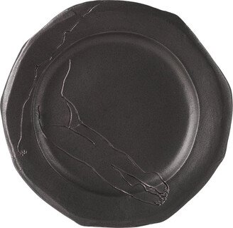 Yellow Nose Studio Black Hang Down Dinner Plate