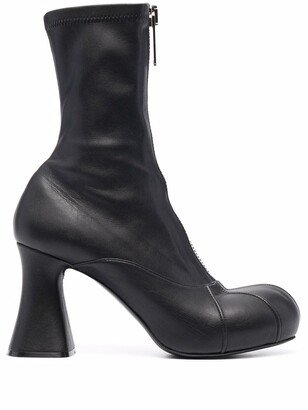 Zipped Ankle Boots-AG