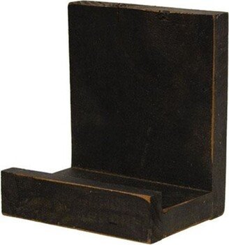 Distressed Wooden Plate/Frame Holder - 5.5” high by 5” wide by 3.75” deep