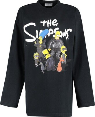 The Simpsons Printed Long-Sleeve T-Shirt