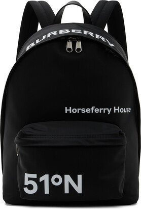 Black Coordinates Backpack