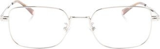 Polished Square-Frame Glasses