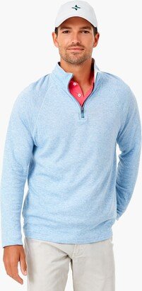 Light Blue Heather Cloud Quarter Zip