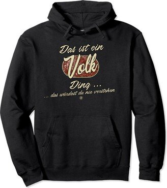 Familie Volk Name Nachname Lustig Geschenk Das ist ein Volk Ding - Lustiges Familie Volk [German Language] Pullover Hoodie