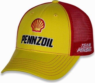 Men's Team Penske Yellow and Red Joey Logano Team Sponsor Adjustable Hat - Yellow, Red