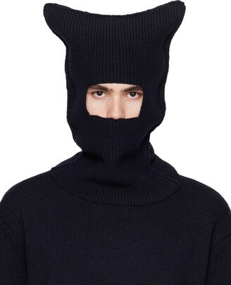 Navy Ribbed Balaclava