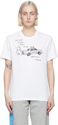 SSENSE Exclusive White Saintwoods Edition Taxi T-Shirt