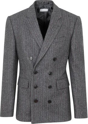 Double-Breasted Tailored Blazer-AP