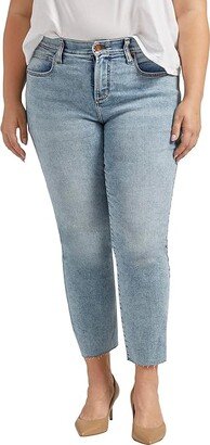 Ruby Mid-Rise Straight Cropped Jeans (Nomadic Blue) Women's Jeans