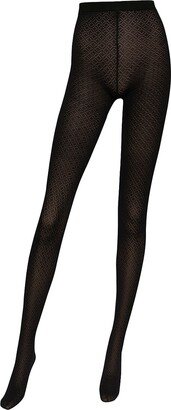 Geometric Jacquard Tights-AA