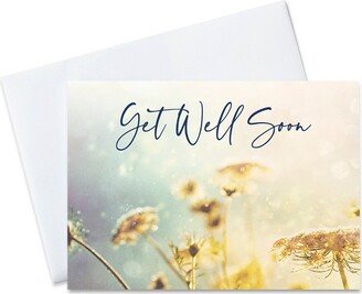 CEO Cards Get Well Greeting Card Box Set of 25 Cards & 26 Envelopes - GW2002