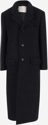 Dunst Single-breasted Wool-blend Long Coat