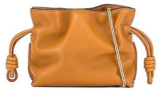 Flamenco Clutch Nano Bag in Tan