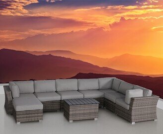 LSI 9 Piece Sectional Seating Group