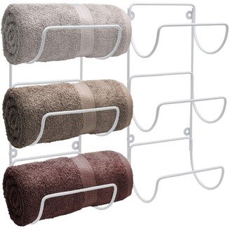 3-Level Towel Racks, Set of 2