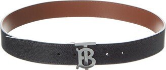 Monogram Buckled Reversible Leather Belt