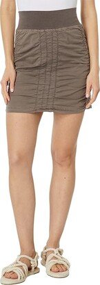 Solid Trace Skirt (Mink) Women's Skirt