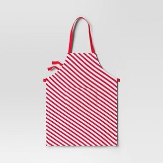 Christmas Striped Cooking Apron Red - Wondershop™