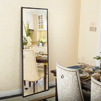 Nestfair Black Full Body Full Length Floor Dressing Mirror