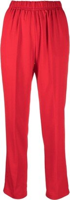 Pleated High-Waist Trousers-AB