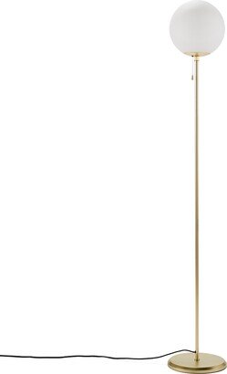 La Redoute Interieurs Moricio Brass and Opaline Floor Lamp