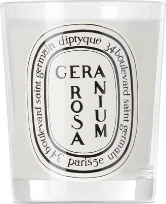 White Geranium Rosa Candle, 190 g