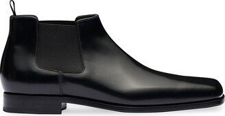 Brushed Leather Chelsea Boots-AC