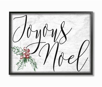 Joyous Noel Christmas Framed Giclee Art, 16