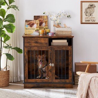 IGEMAN Pet Crate End Tables with Removable Trays