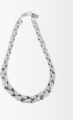 Wheat-chain 14kt White-gold Necklace
