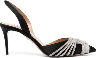 Gatsby 75mm slingback pumps