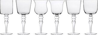 Sculpted Wine Glasses (Set Of 6)