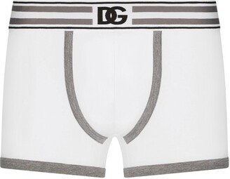 Regular-fit stretch jersey boxers