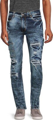 FWRD DENIM Ripped Slim Fit Jeans