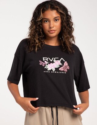 Romance Womens Boxy Crop Tee