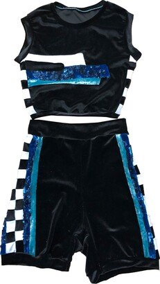 Formula S7 Velvet Sequin Sports Set