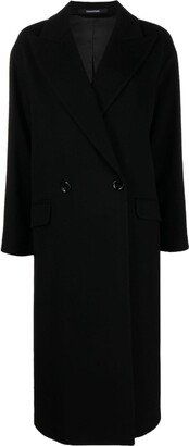 Double-Breasted Wool-Cashmere Coat-AB